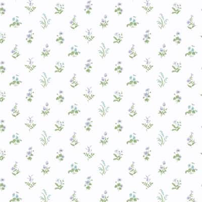 Oxnard Mini Garden Spot 20.5 In X 33 Ft Washable Wallpaper