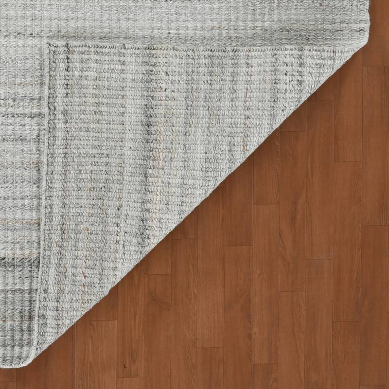 Lineage Gray Heathered Hand-Woven Area Rug 2' x 3'
