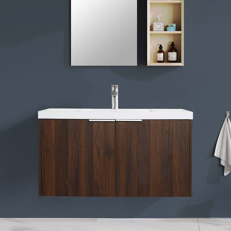 Topcraft Wall Mount Bathroom Cabinet with Sink