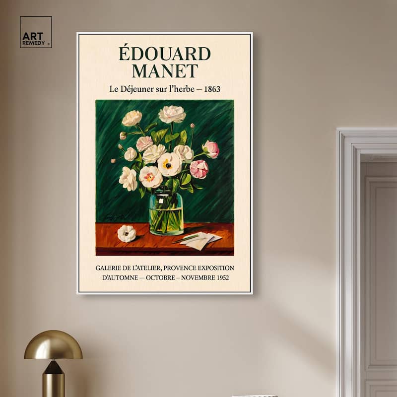 Manet's Floral Canvas by Art Remedy