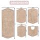 Home Weavers Waterford Collection 5 Piece Genuine Cotton Bath Rugs Set