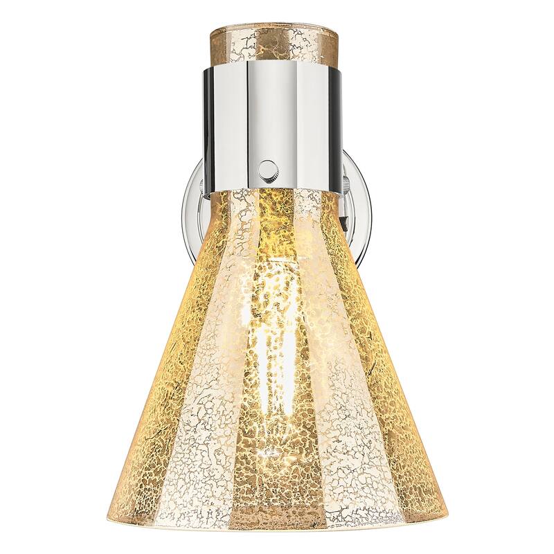 Innovations Lighting 464-1W-G464C-7ME Lawton Cone 9" Tall Bathroom