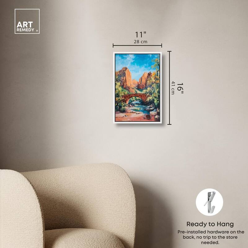 Bridge in Time Canvas by Art Remedy