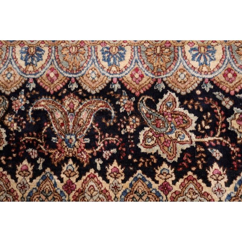 Pre-1900 Antique Kerman Ravar Persian Large Red Handmade Wool Carpet - 14'2"x 19'0"
