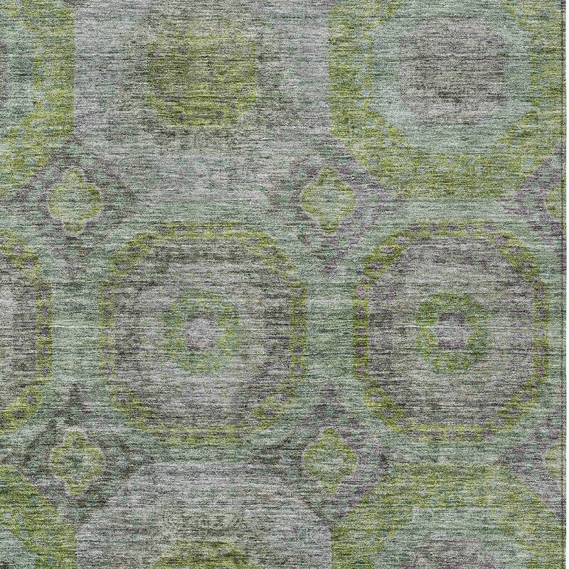 HomeRoots Geometric Transitional Rectangle Outdoor Rug