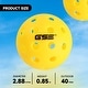 preview thumbnail 13 of 14, GSE™ 12-Pack Outdoor Pickleball Balls Set. Standard 40 Holes Pickleball Ball Meet USAPA Standard