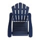preview thumbnail 12 of 32, Hollywood Outdoor Outdoor Acacia Wood Foldable Adirondack Chairs (Set of 2) by Christopher Knight Home