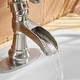 preview thumbnail 38 of 36, Vibrantbath Waterfall Bathroom Sink Faucets Deck Mount Lavatory