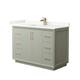 Option Light Green / Giotto Quartz Top / Satin Bronze