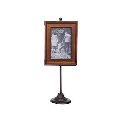 Transpac Small Metal/Wood Easel Frame Home Decorations Spring