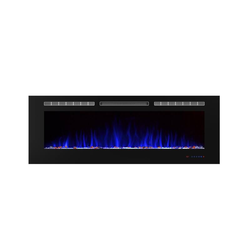Clihome 72 Inches Wall Electric Fireplaces with Remote Control