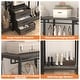 preview thumbnail 26 of 33, 65.6'' Heavy-duty Garment Rack, Freestanding Closet Organizer with Fabric Drawers and 5 hanging Rods