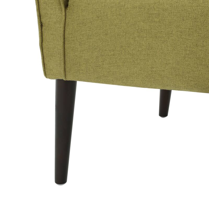 Green 28.75" Button Tufted Club Chair
