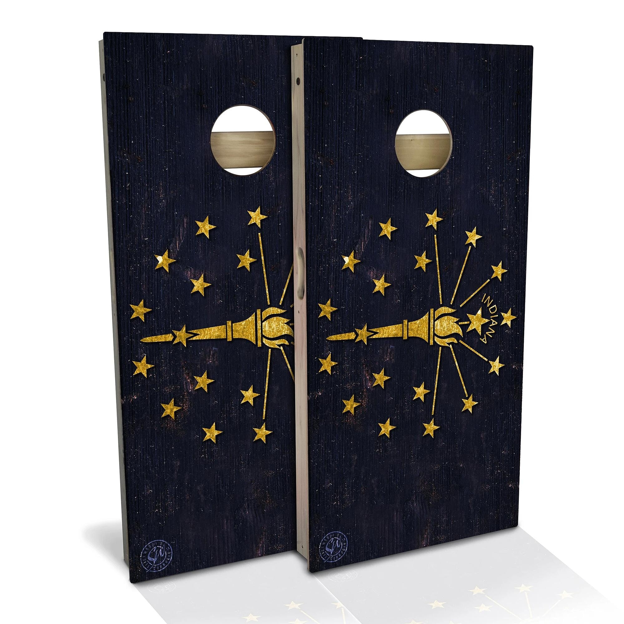 Indiana Flag Outdoor Cornhole Board Set