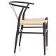 preview thumbnail 4 of 13, BELLEZE Set of 2 Sorrento Weave Dining Chair, 5 Colors
