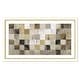 preview thumbnail 2 of 12, African Mosaic II 47.75 x 27.75 - White
