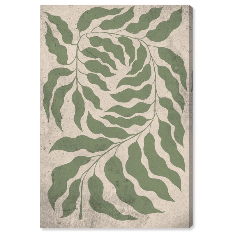 Wynwood Studio Canvas Floral and Botanical Compound Leaves Green and Modern & Contemporary Wall Art Canvas Print
