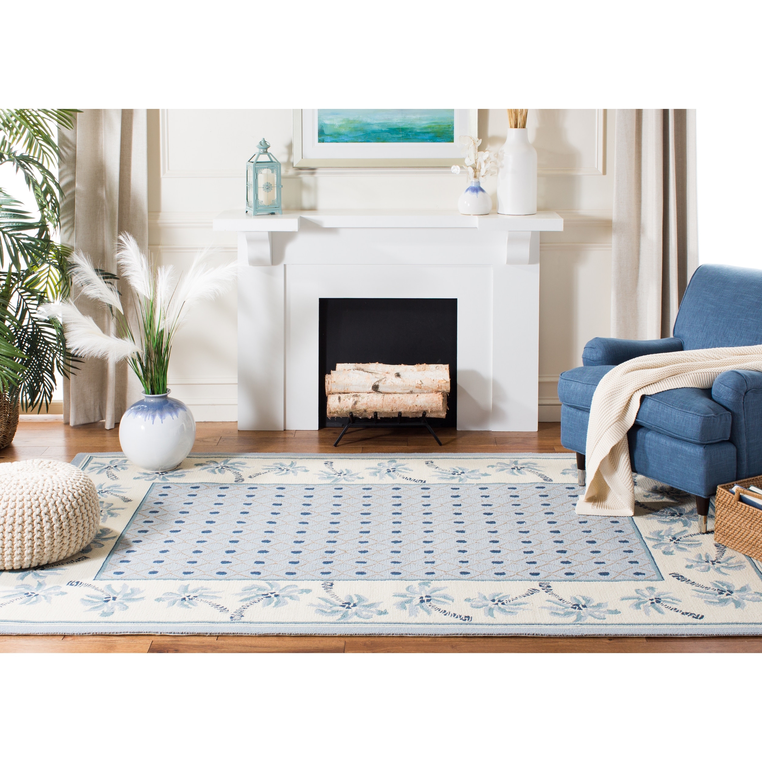 SAFAVIEH Handmade Chelsea Brionna French Country Wool Rug