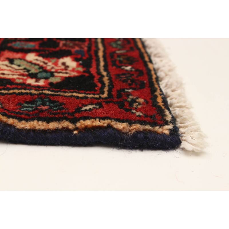 ECARPETGALLERY Hand-knotted Andelz Red Wool Rug - 3'7 x 7'0