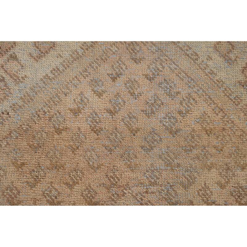 Geometric Botemir Persian Accent Rug Handmade Wool Carpet - 3'4"x 4'10"