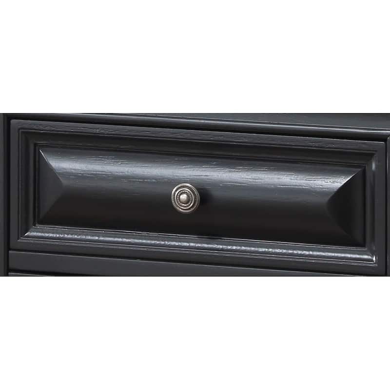 LaVita 3-drawer Wood Nightstand