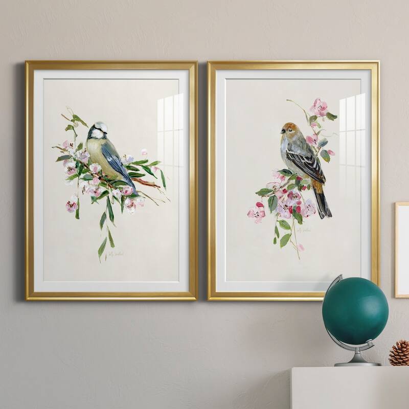 Spring Song Blue Bird Premium Framed Print - Ready to Hang