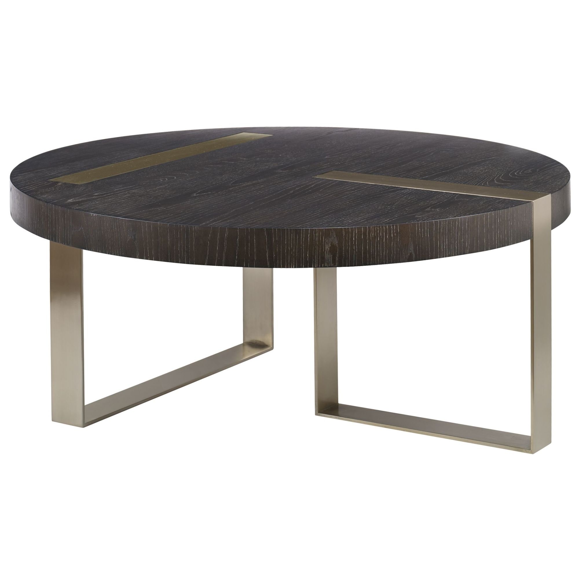 Uttermost Converge 42 inch Round Industrial Modern Coffee Table
