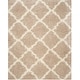 preview thumbnail 57 of 162, SAFAVIEH Dallas Shag Giusy Trellis 1.5-inch Thick Rug 10' x 14' - Beige/Ivory - Rectangle