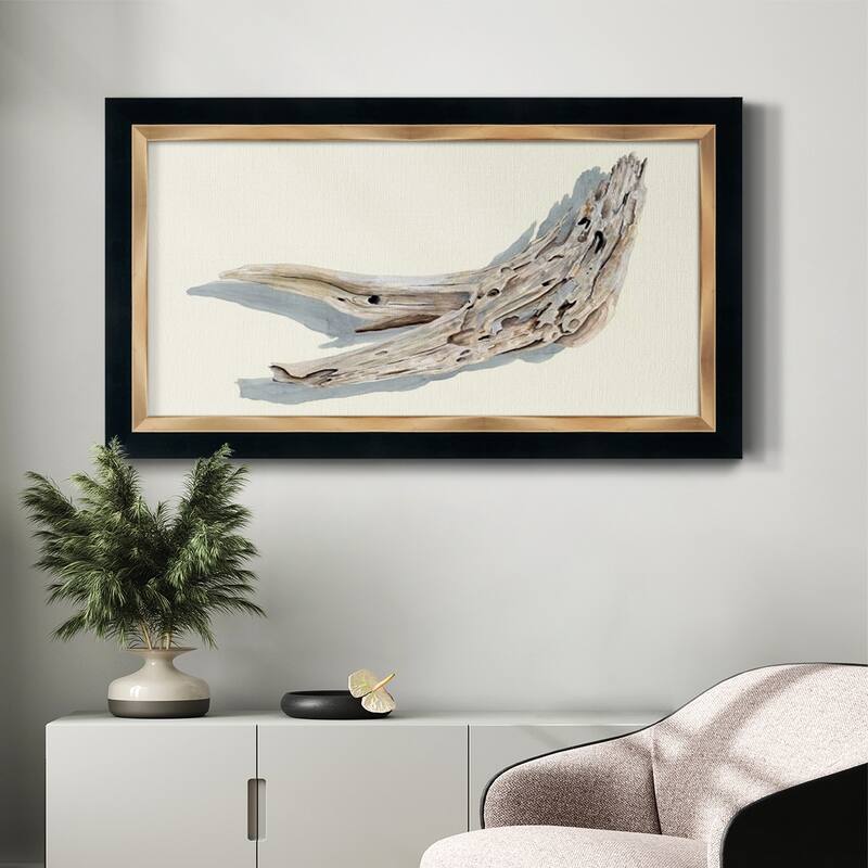 Driftwood Study III Premium Framed Canvas- Ready to Hang