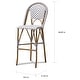 preview thumbnail 8 of 15, Indoor and Outdoor Stackable Bar Stool by Baxton Studio