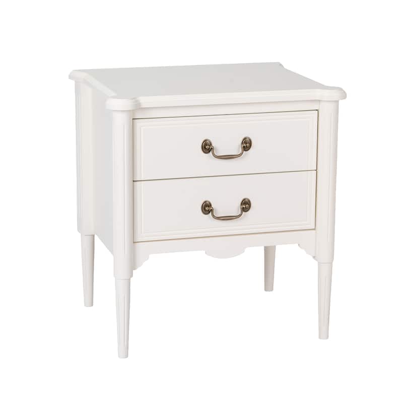 Design House Oxford End Table with Two Drawers