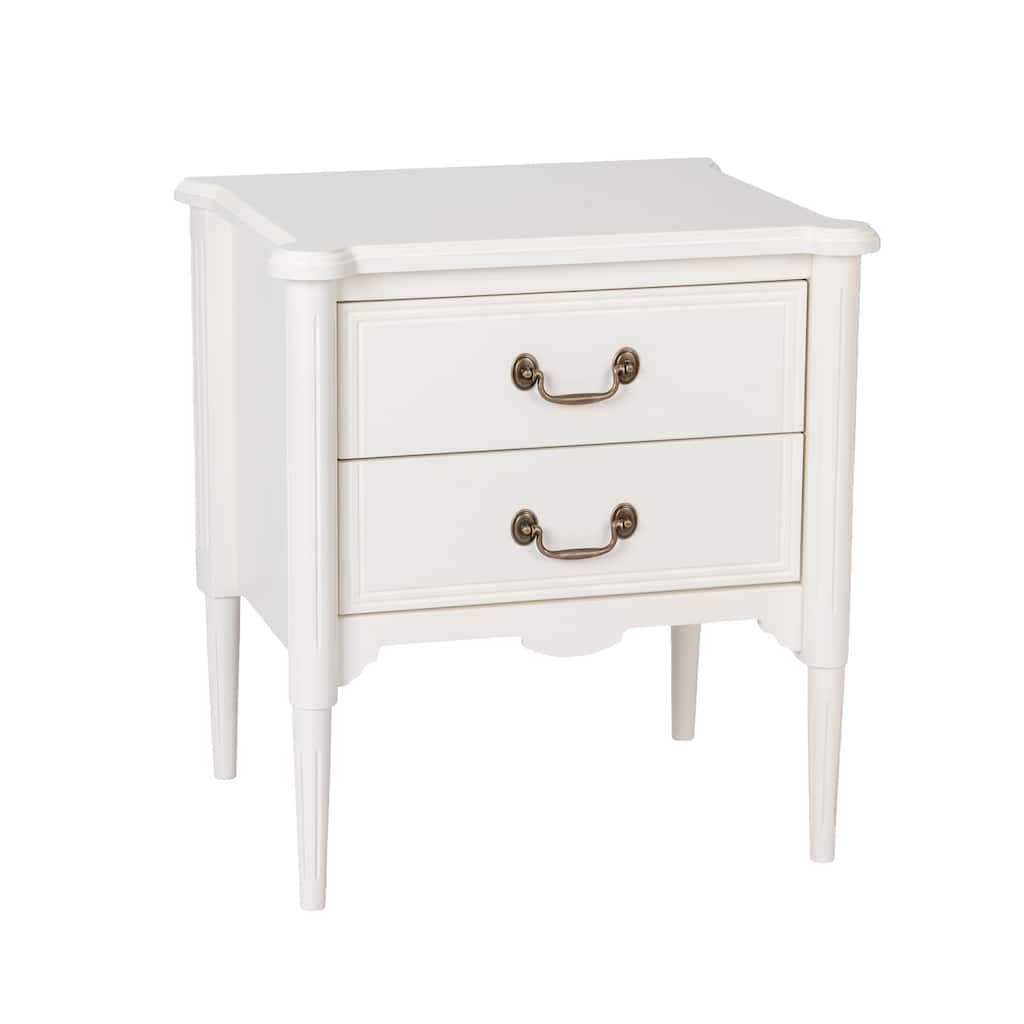Design House Oxford End Table with Two Drawers