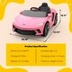 preview thumbnail 19 of 18, Licensed 12V Kids Ride-On Truck Car with Remote Control - Battery Powered Electric Vehicle Featuring 3 Speeds