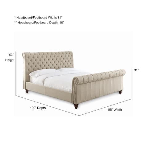 Sawyer Tufted Bed by Greyson Living