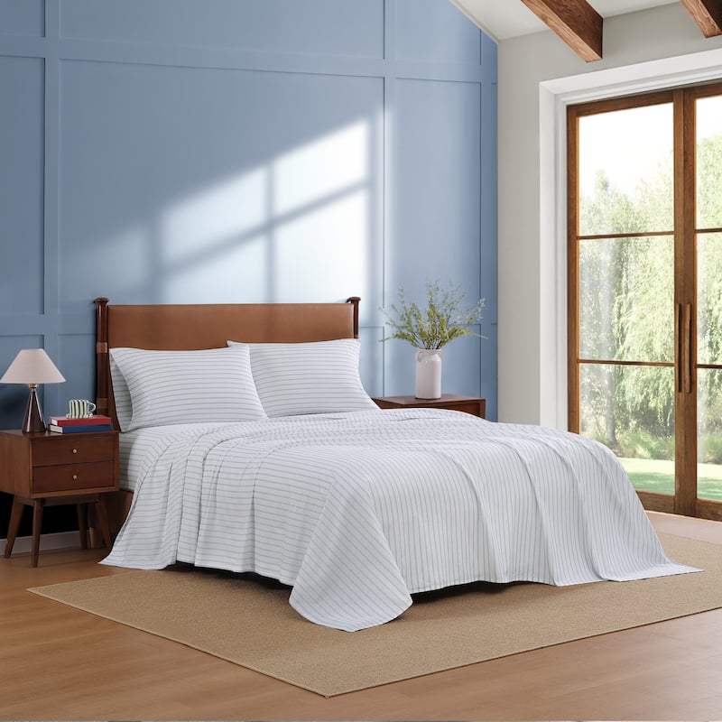 Tommy Hilfiger Printed Cotton Percale Sheet Set