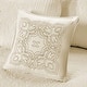 preview thumbnail 4 of 16, Madison Park Venice Cream 6 Piece Scalloped Edge Daybed Cover Set