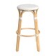 preview thumbnail 77 of 89, Tobias Rattan Round Bar Stool