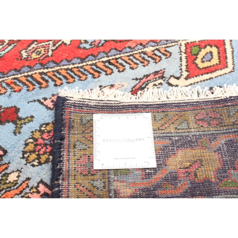 ECARPETGALLERY Hand-knotted Andelz Blue Wool Rug - 3'11 x 7'4