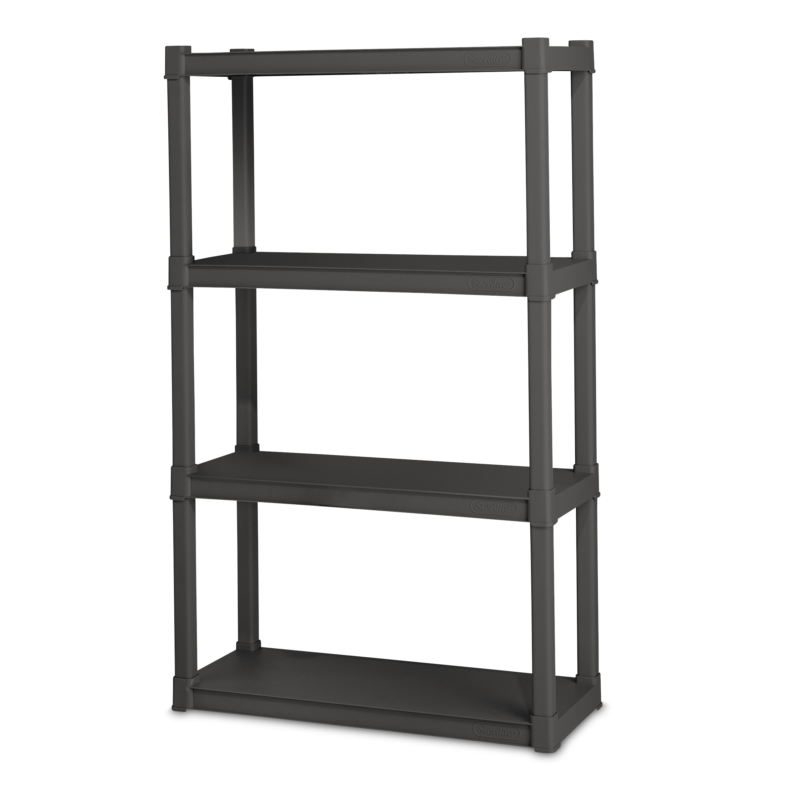 STERILITE 4 Shelf Unit, Flat Gray - Case of 1