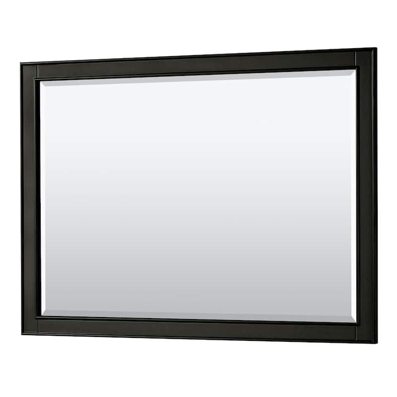 Deborah 48-inch Single Vanity, Cultured Marble Top, 46-inch Mirror