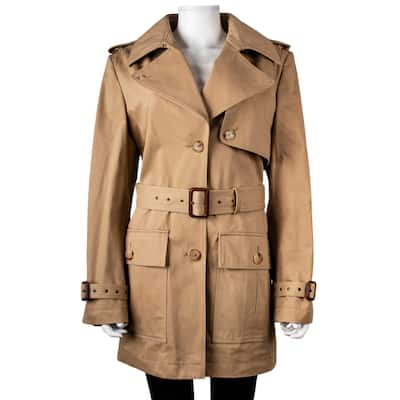 Chloe Short Belted Trench Coat
