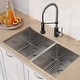 preview thumbnail 16 of 45, Kraus 3-in-1 Set Undermount Kitchen Sink, Pulldown Faucet, Dispenser