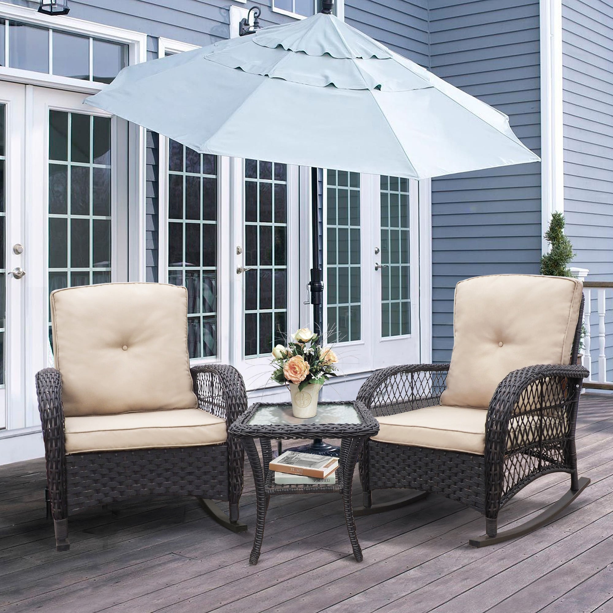 Mid century store outdoor umbrella