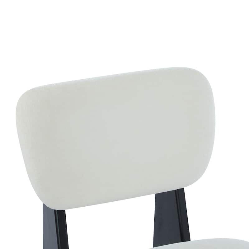 Modern Lounge Chair with Polyester Upholstery (Set of 2)
