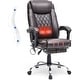 preview thumbnail 46 of 57, EROMMY Heated Massage Executive Office Chair, PU Leather with Retractable Footrest