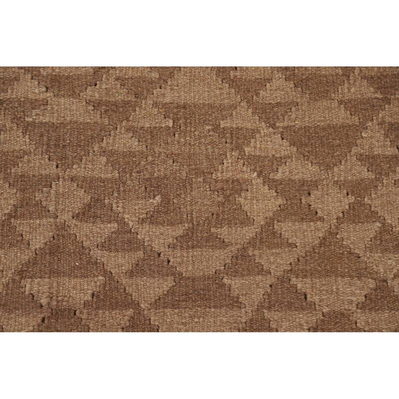 Kilim Oriental Area Rug Hand-woven Bedroom Wool Carpet - 4'11" x 6'7"