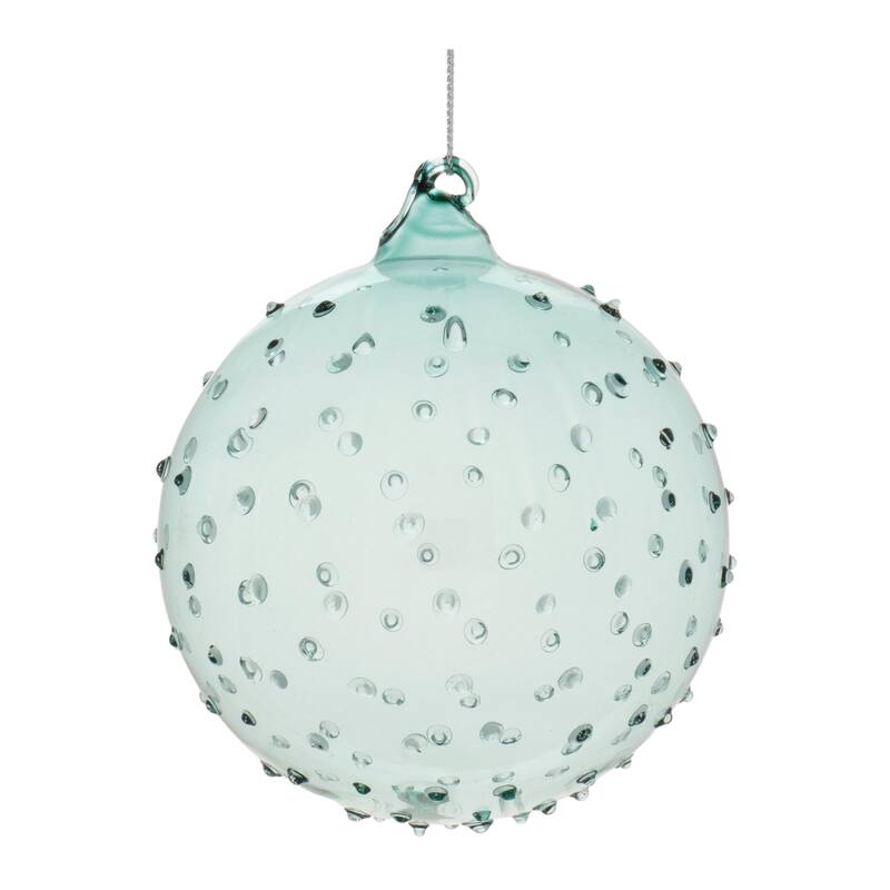 Hobnail Glass Ball Ornament (Set of 12) - N/A
