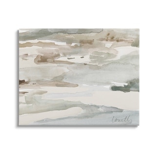 Stupell Mountain River Dry Creek Valley Watercolor Canvas Wall Art ...