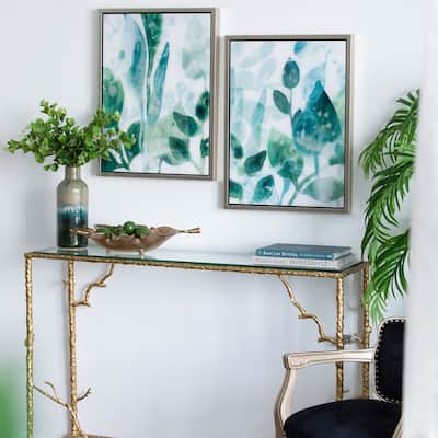 Framed Printed Acrylic Decorative Wall Art(Set of 2)