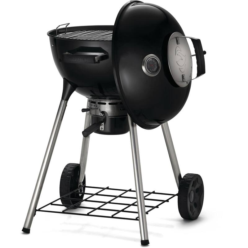 Napoleon NK18K-LEG-3 21" Wide Charcoal Portable Grill with Lid Hanger